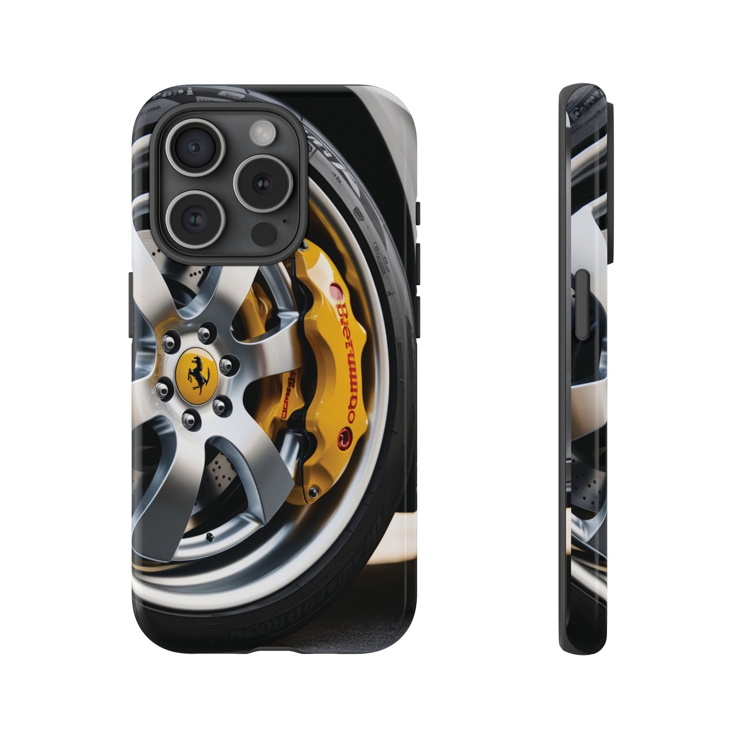 Phone Cases - Ferrari Brake and Wheel Design