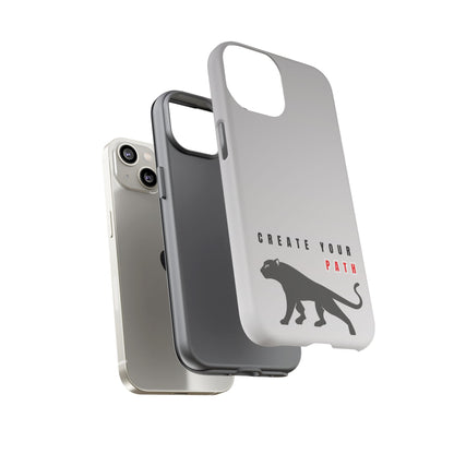 Tough Cases - Create Your Path Black Cat Phone Case