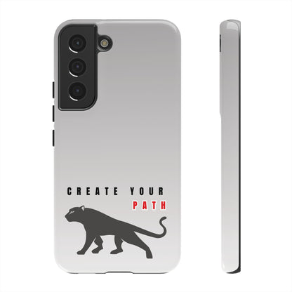 Tough Cases - Create Your Path Black Cat Phone Case