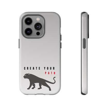 Tough Cases - Create Your Path Black Cat Phone Case