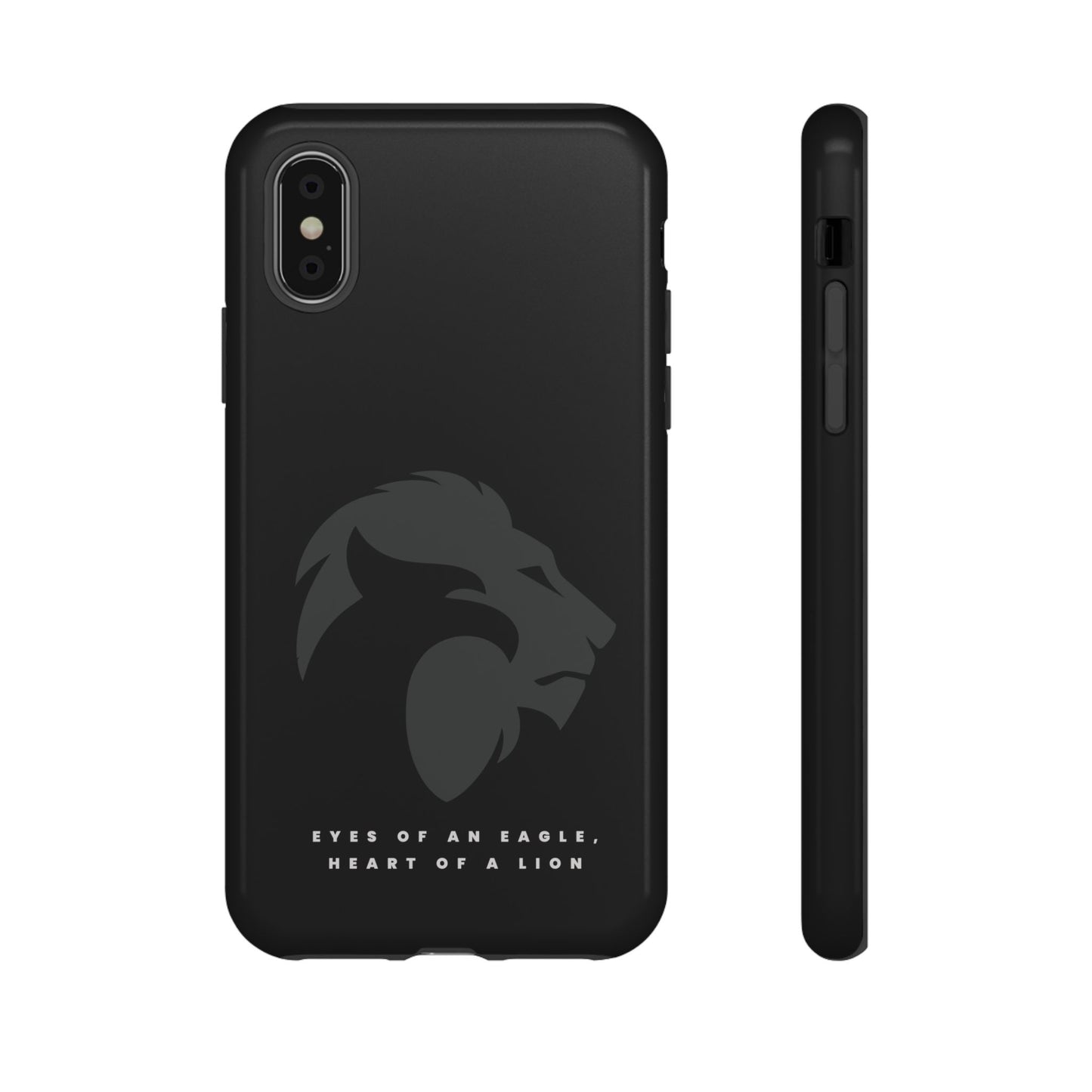 motivational black eagle & lion Tough Cases