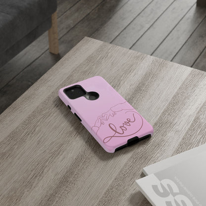 Phone Cases - Love Finger Heart Design