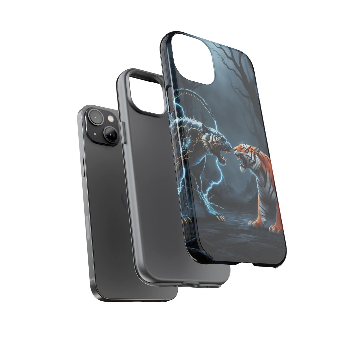 Phone Case - Lion vs Alien Tough Case