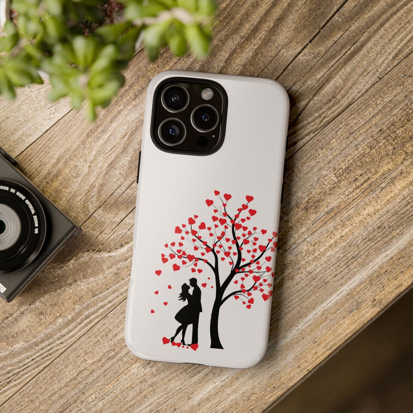 Phone Case - Lover Below in Heart Tree Design