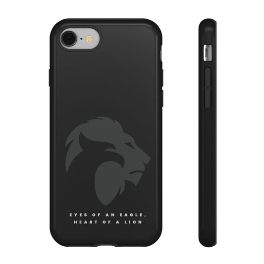 motivational black eagle & lion Tough Cases