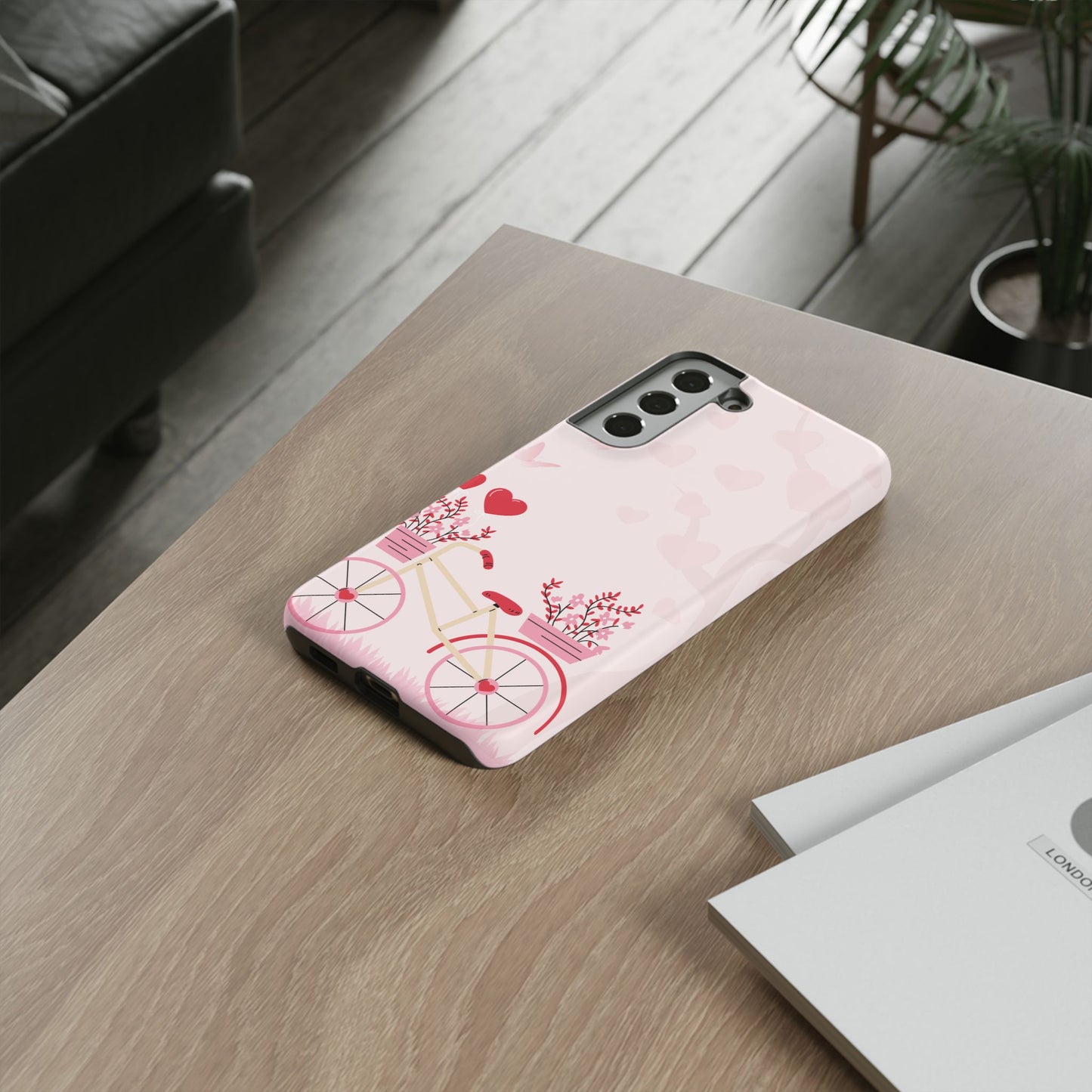 Phone Cases - Pink Cycle Pattern