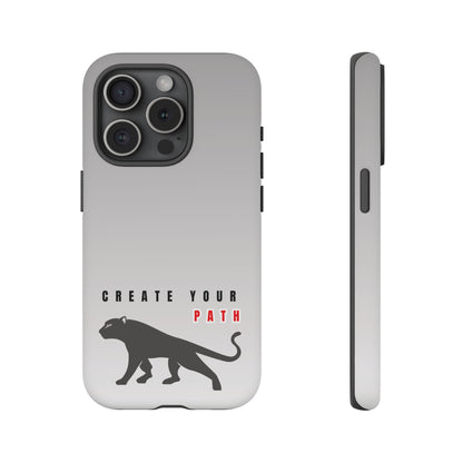 Tough Cases - Create Your Path Black Cat Phone Case