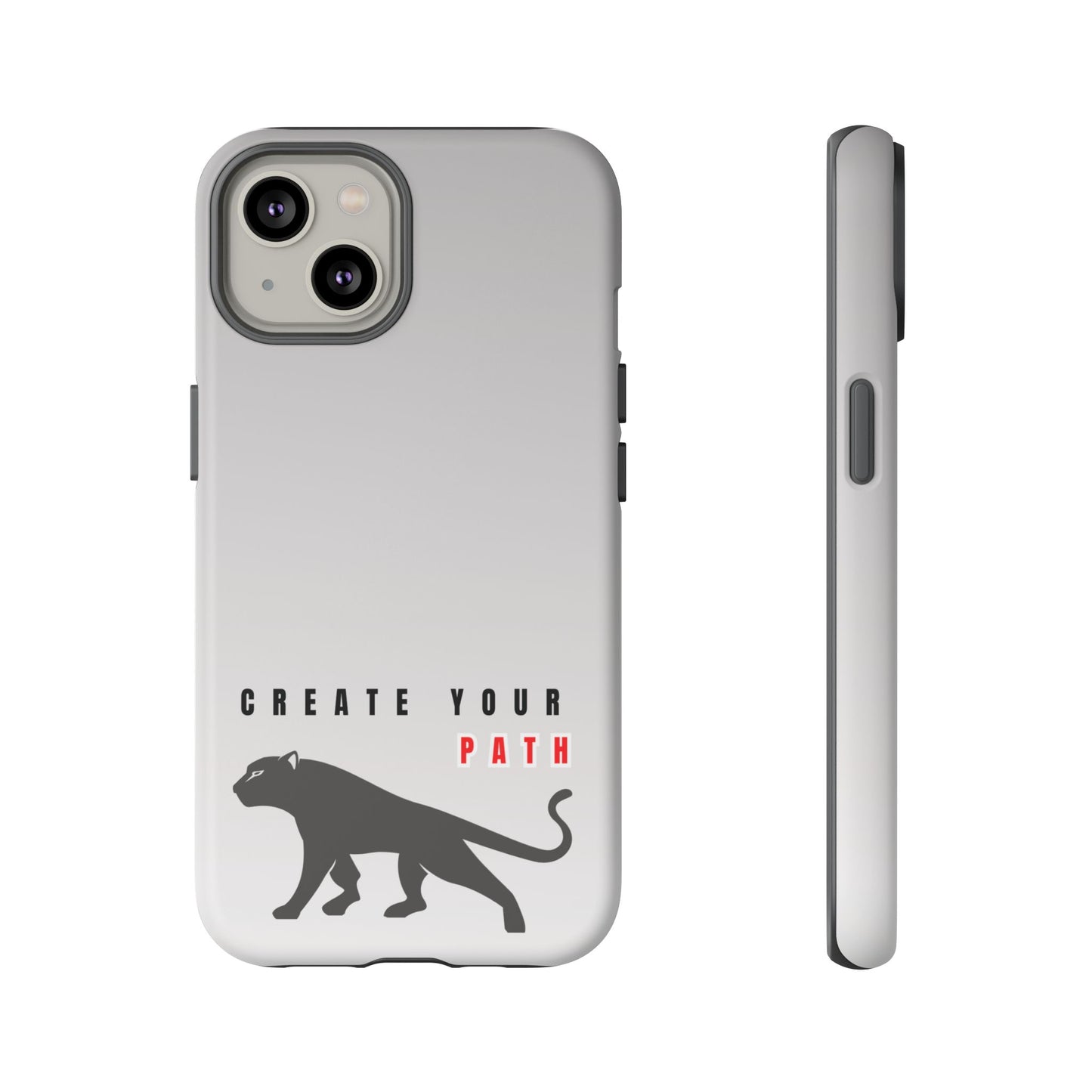 Tough Cases - Create Your Path Black Cat Phone Case