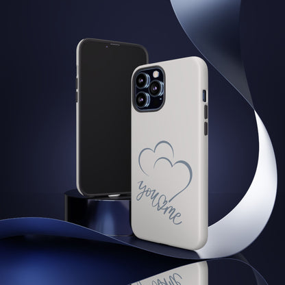 Phone Cases you and me 2 hearts Tough Cases