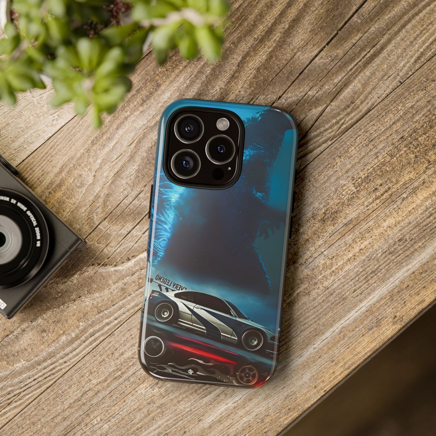 Phone Case - Car and Big Bear Design