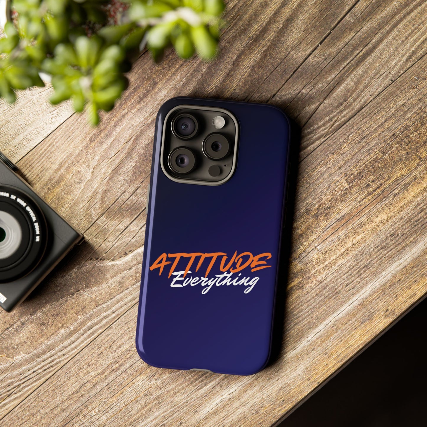 Attitude Is Everything - Stylish blue for Bold PersonalitiesTough Cases