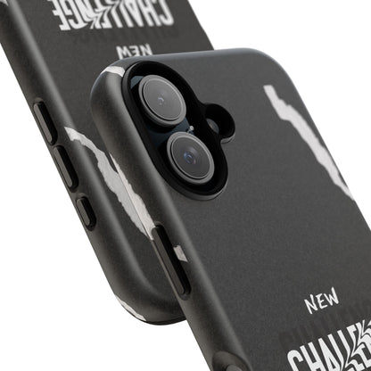 motivational new challenge phone Cases