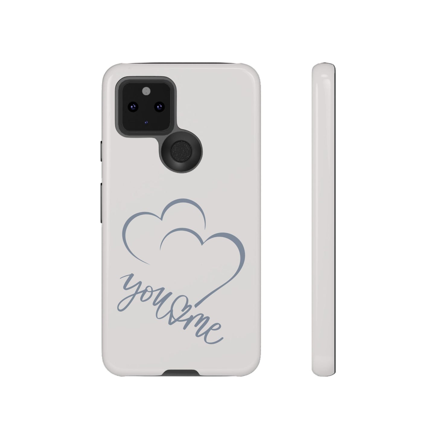 Phone Cases you and me 2 hearts Tough Cases