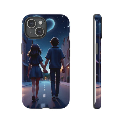 Phone Cases Love Couple Walking Tough Cases