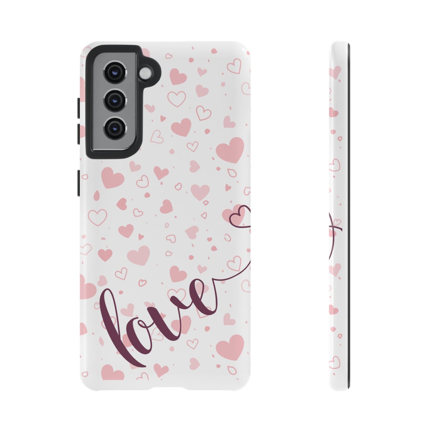 Phone Cases love light bg Tough Cases