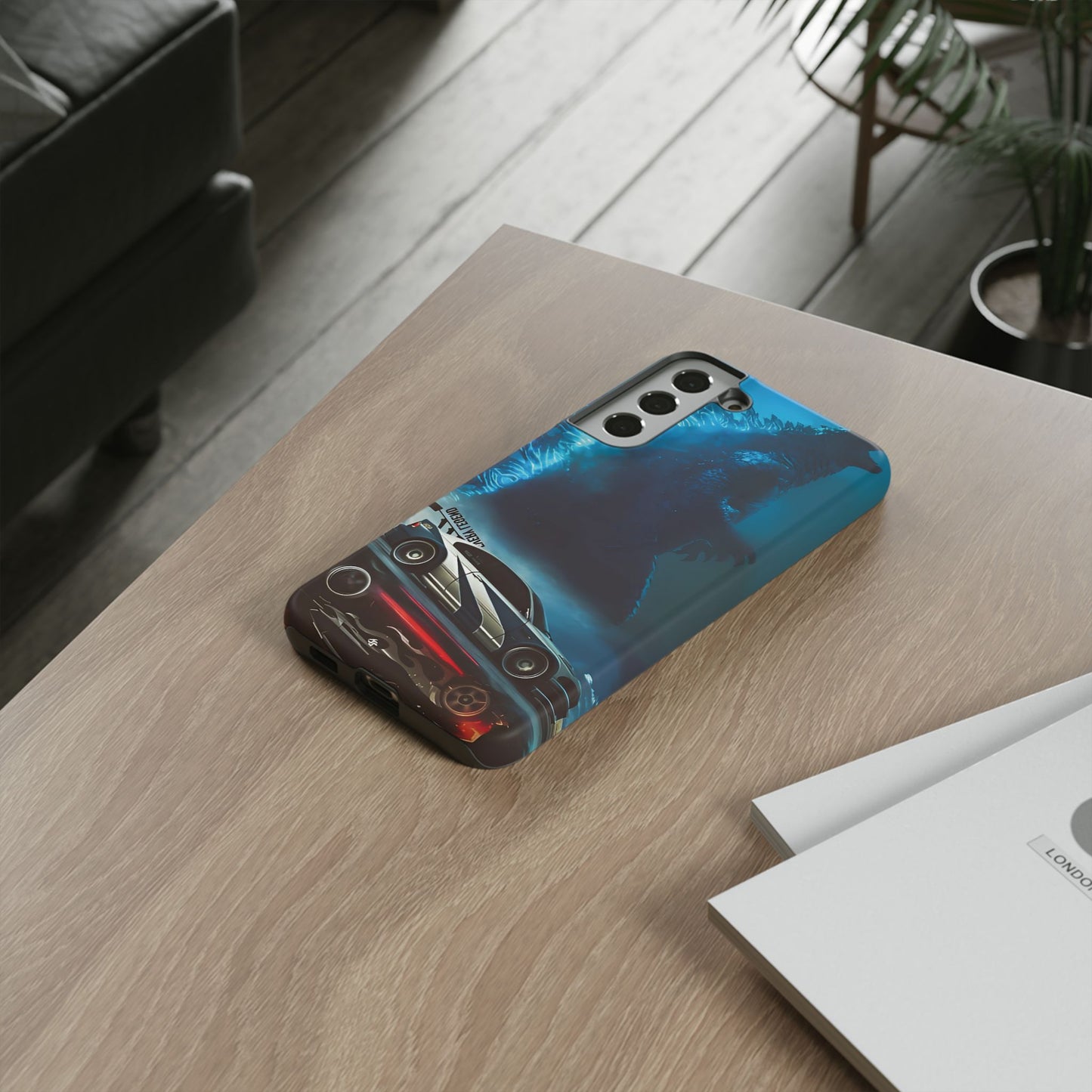 Phone Case - Car and Big Bear Design