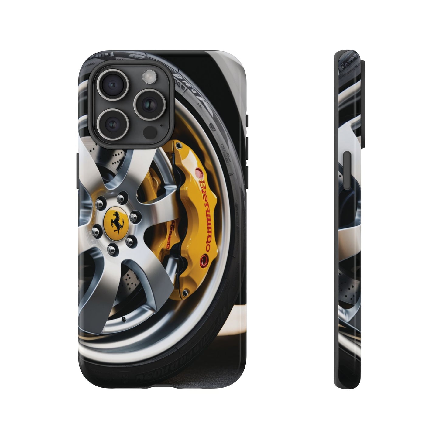 Phone Cases - Ferrari Brake and Wheel Design