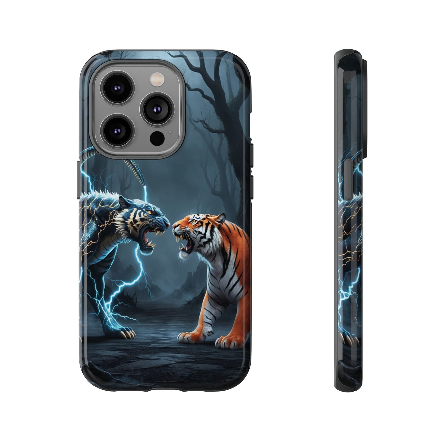 Phone Case - Lion vs Alien Tough Case