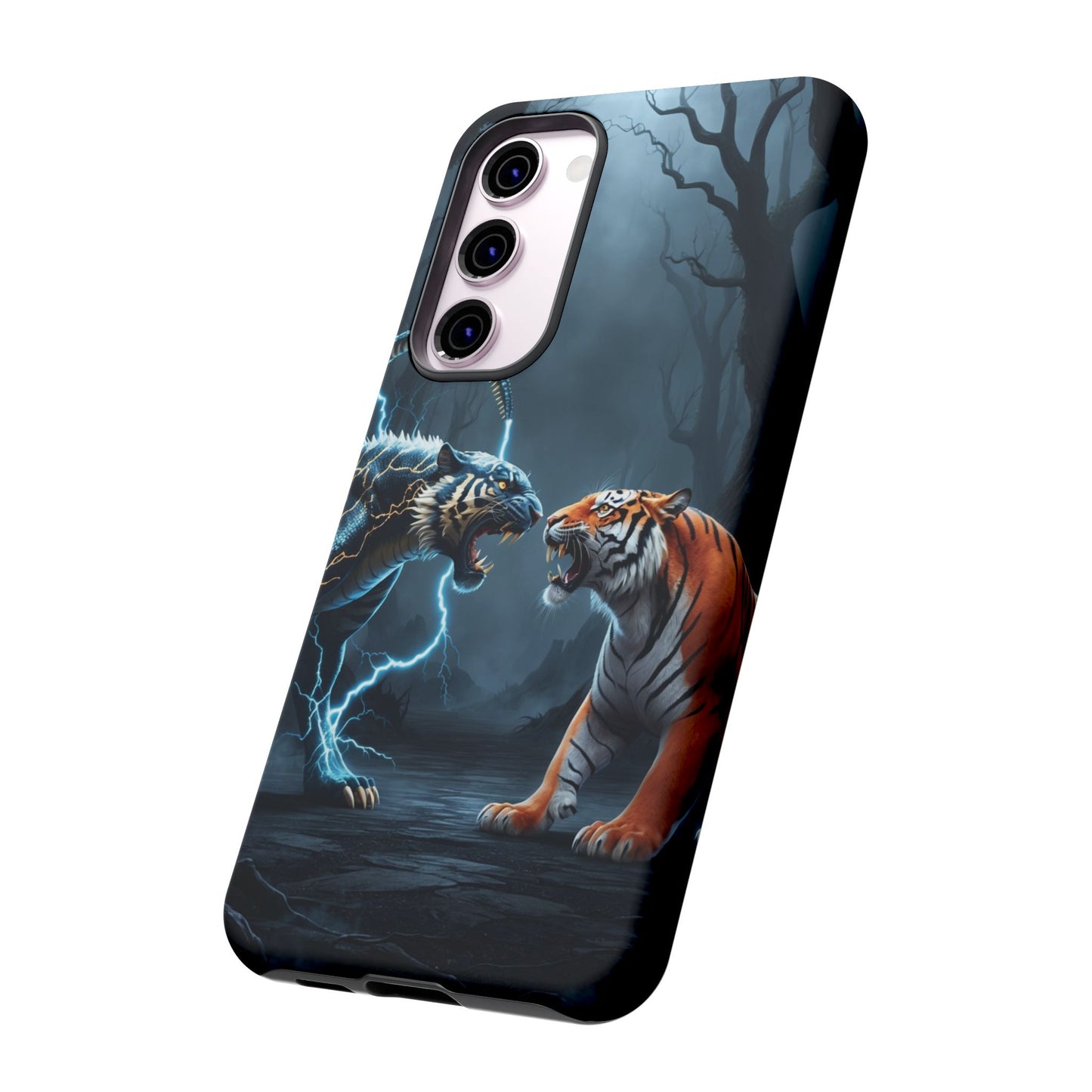 Phone Case - Lion vs Alien Tough Case