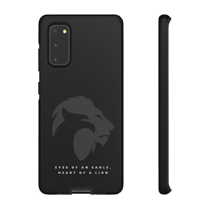 motivational black eagle & lion Tough Cases