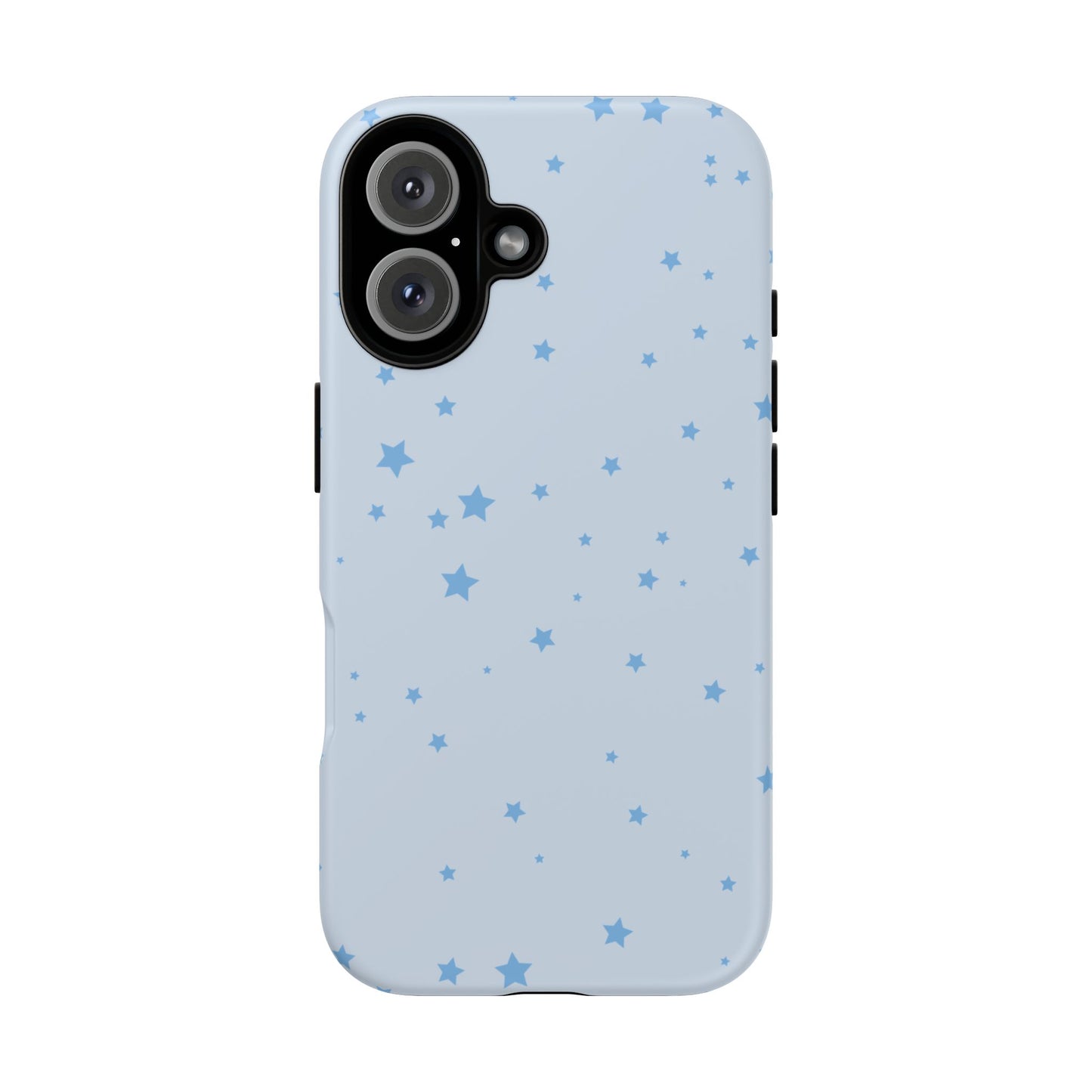 Phone Case - Blue Star in Light Blue Background Design