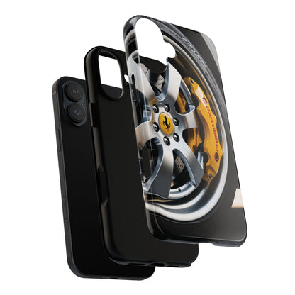 Phone Cases - Ferrari Brake and Wheel Design