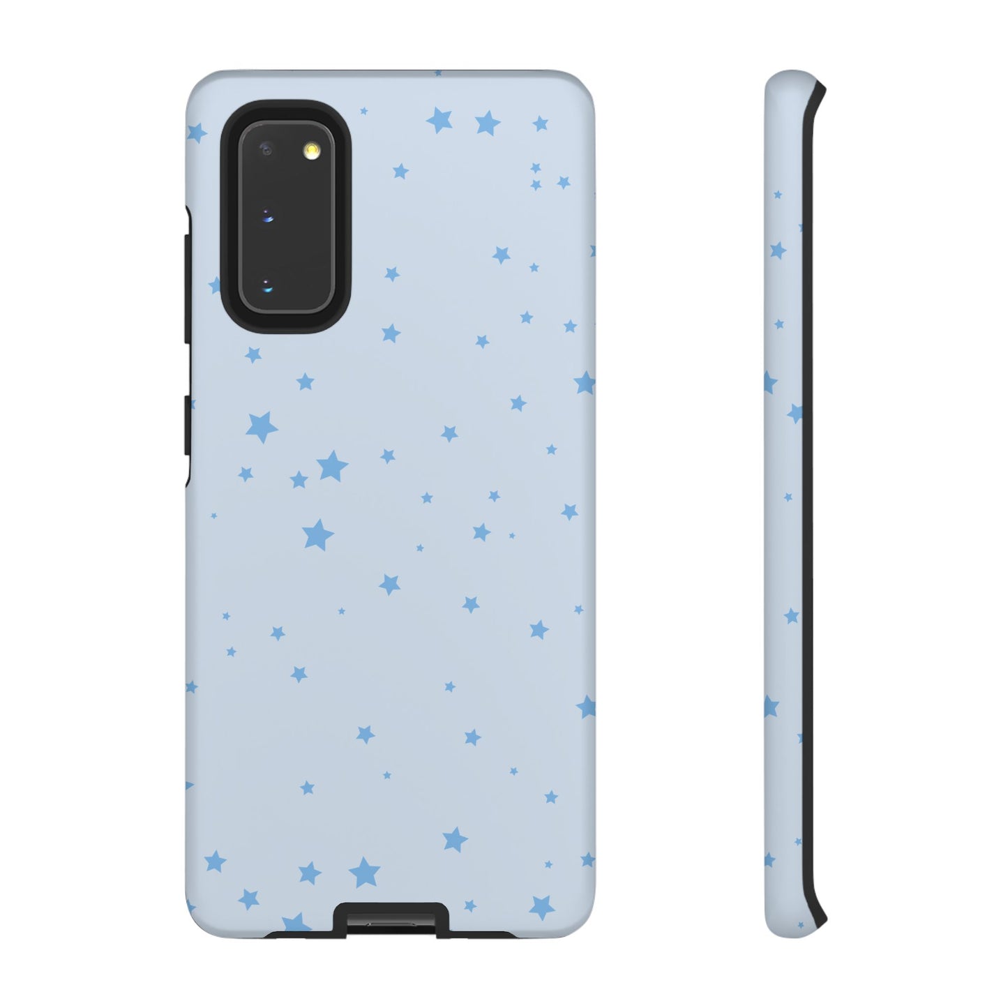 Phone Case - Blue Star in Light Blue Background Design