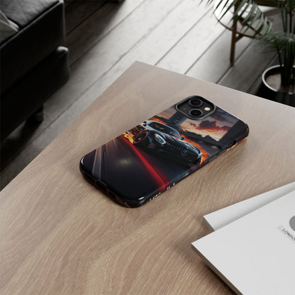 Phone Cases - Mercedes AMG in Urban Flames Design