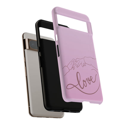 Phone Cases - Love Finger Heart Design