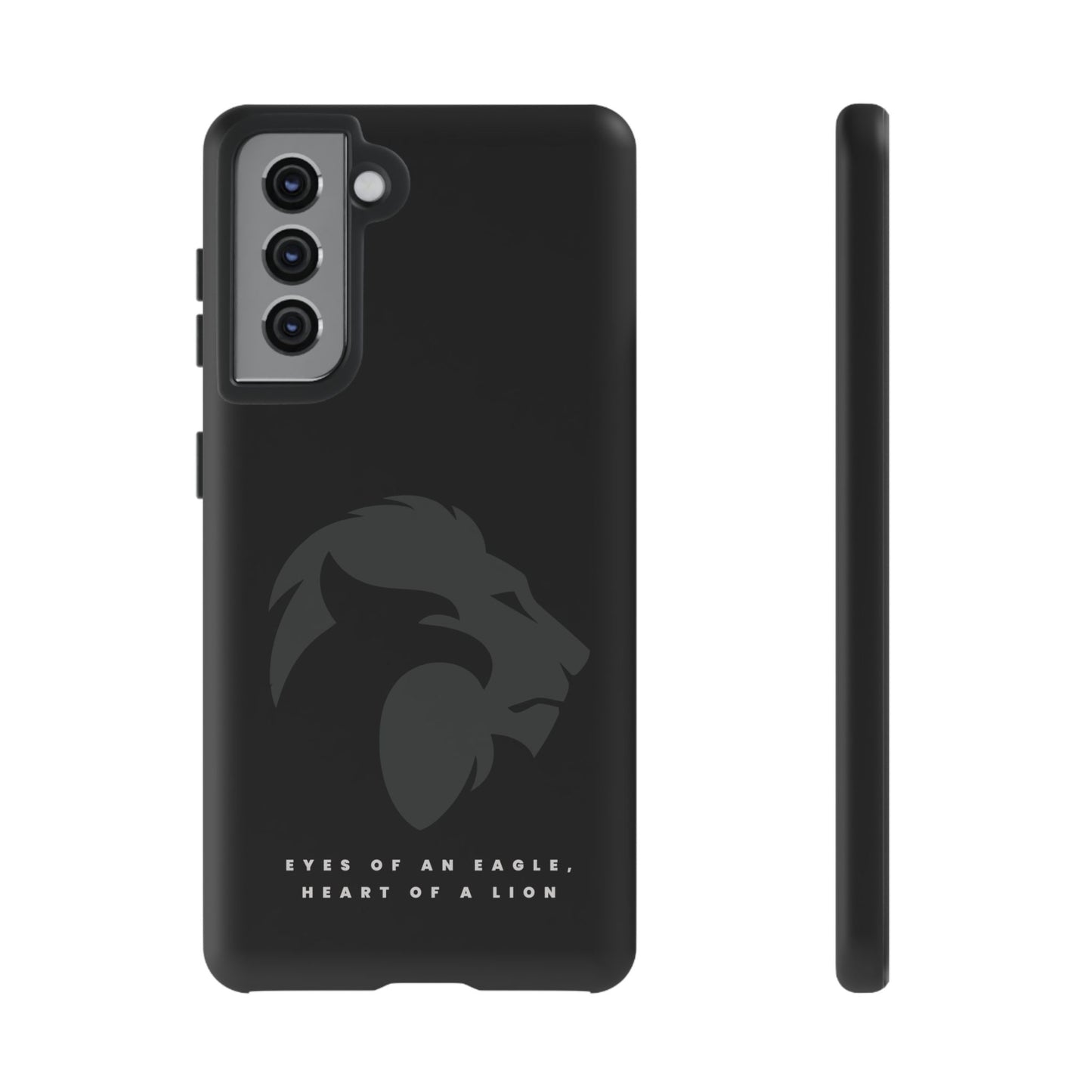 motivational black eagle & lion Tough Cases