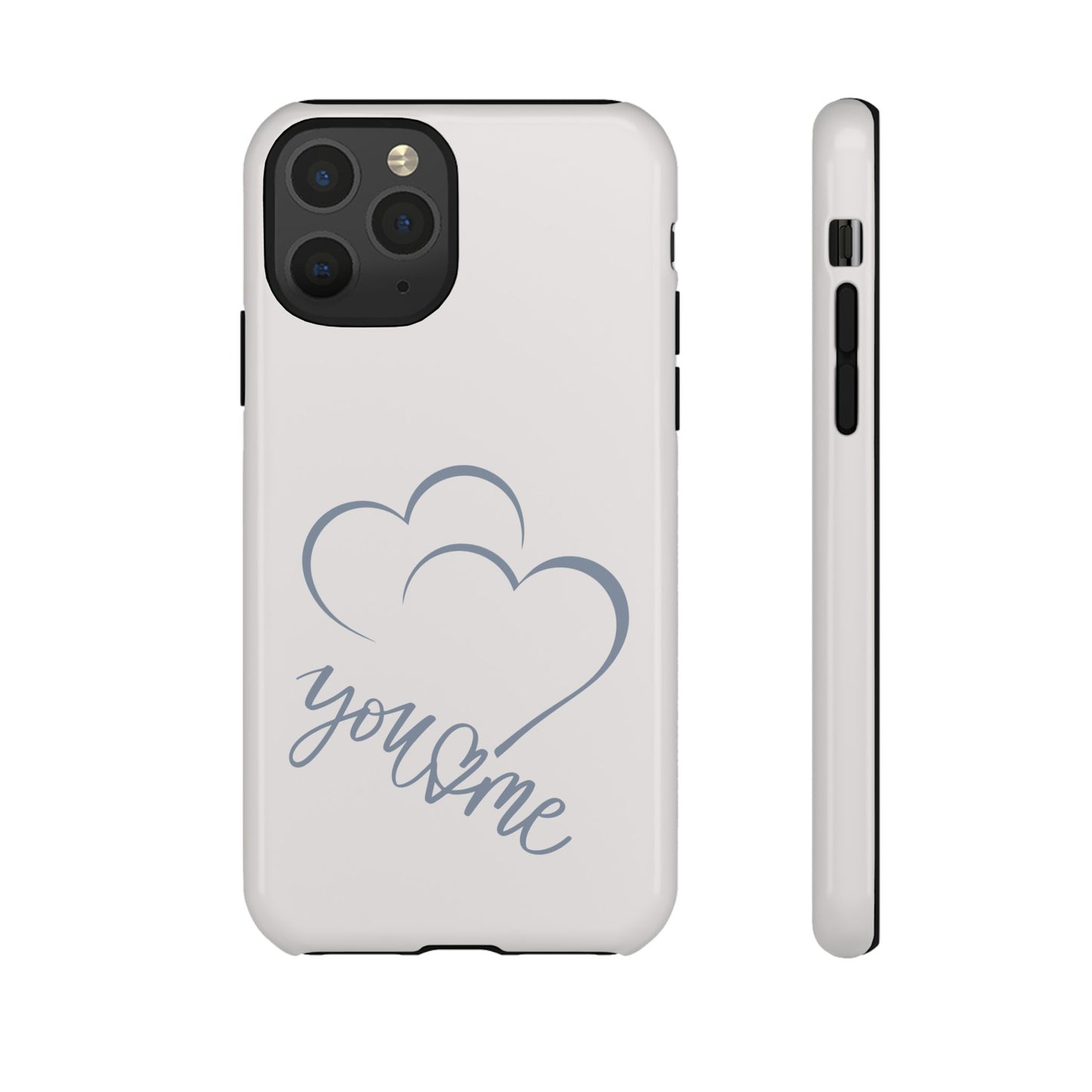 Phone Cases you and me 2 hearts Tough Cases