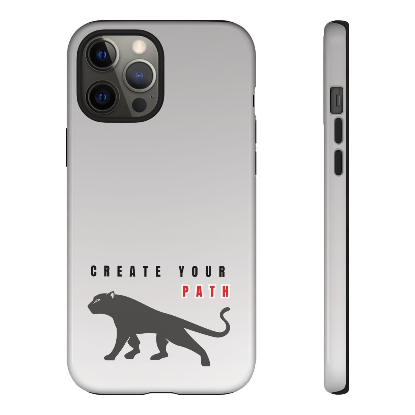 Tough Cases - Create Your Path Black Cat Phone Case