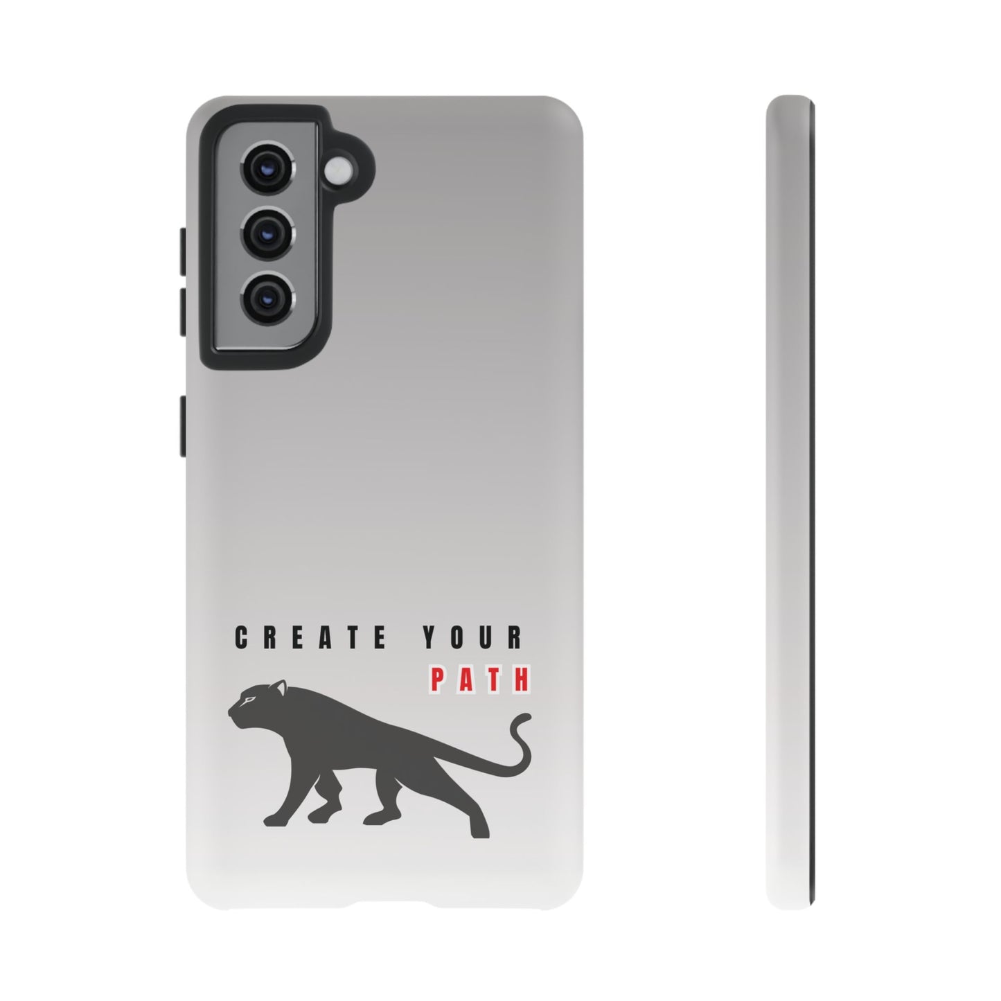 Tough Cases - Create Your Path Black Cat Phone Case