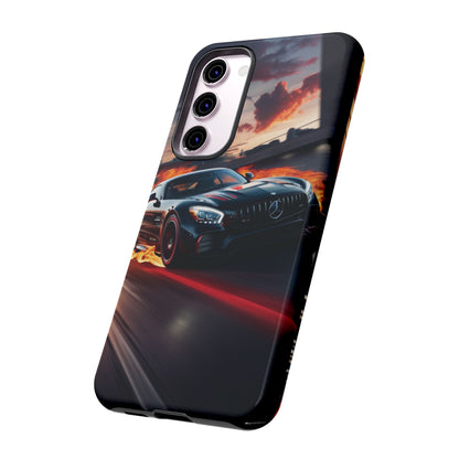 Phone Cases - Mercedes AMG in Urban Flames Design