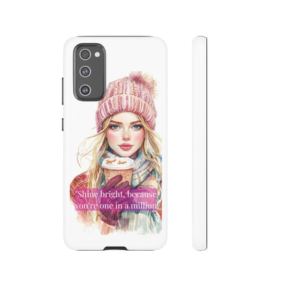 Phone Case - Girls Motivation Beautiful Shine Bright Tough Case