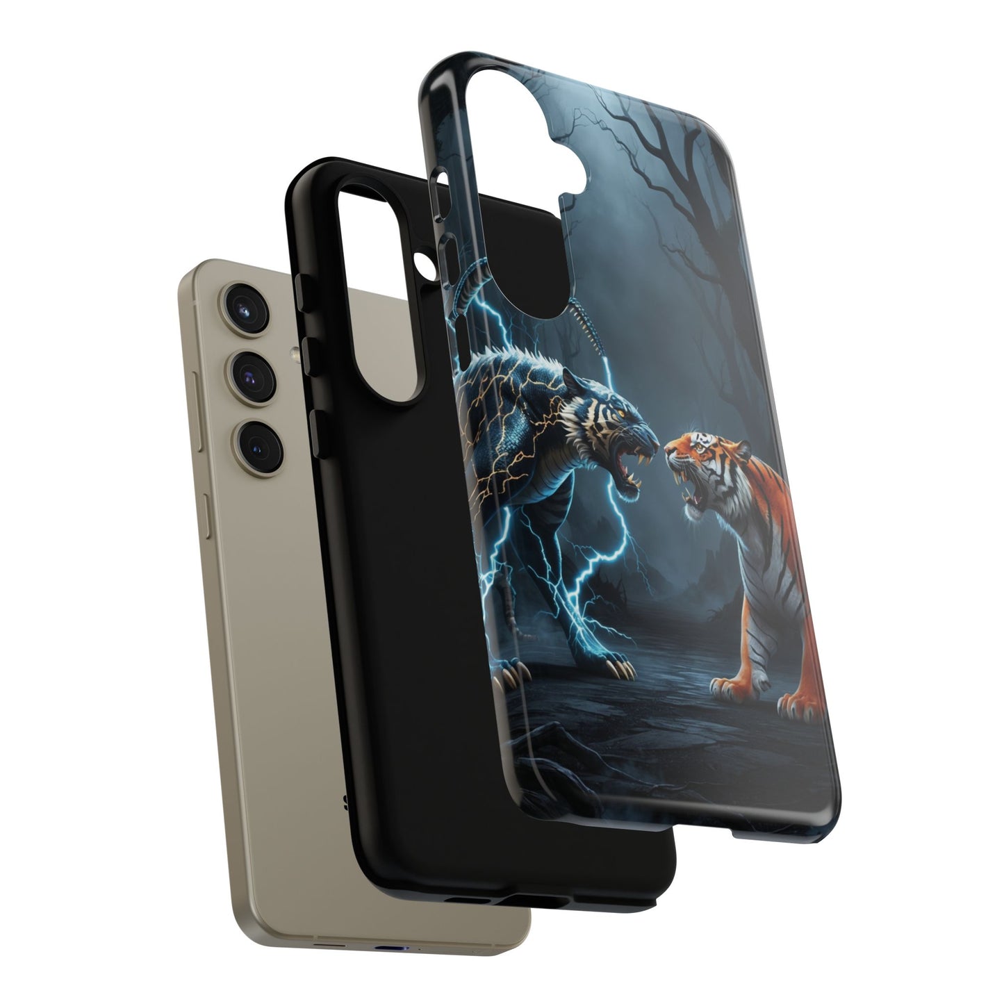 Phone Case - Lion vs Alien Tough Case