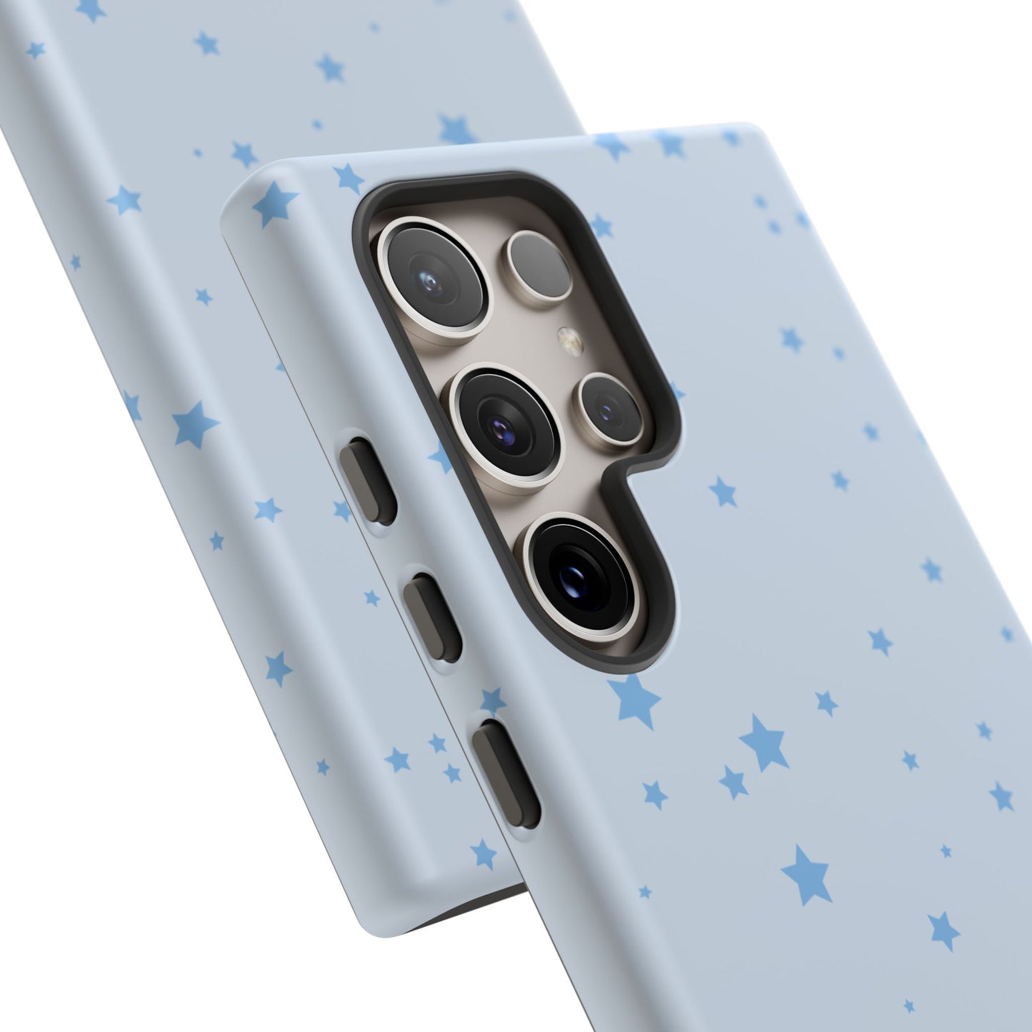 Phone Case - Blue Star in Light Blue Background Design