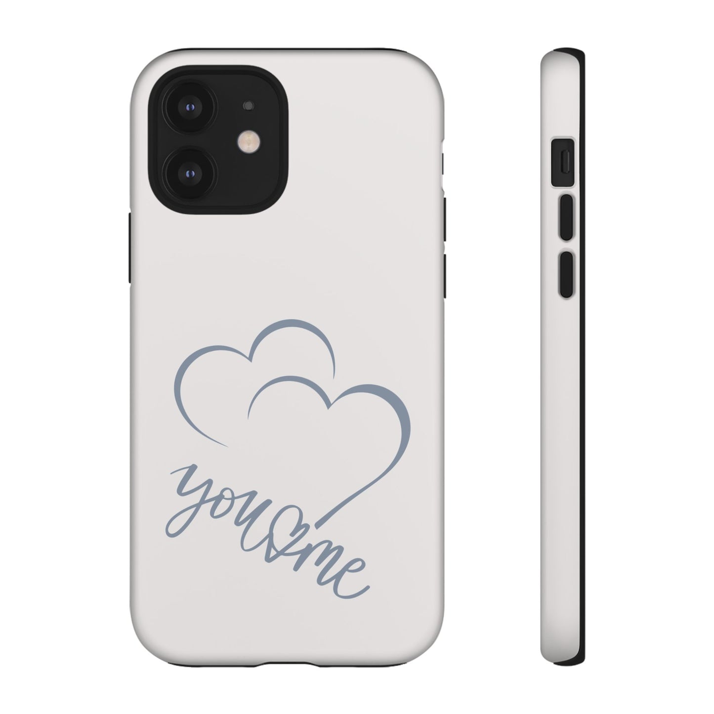 Phone Cases you and me 2 hearts Tough Cases