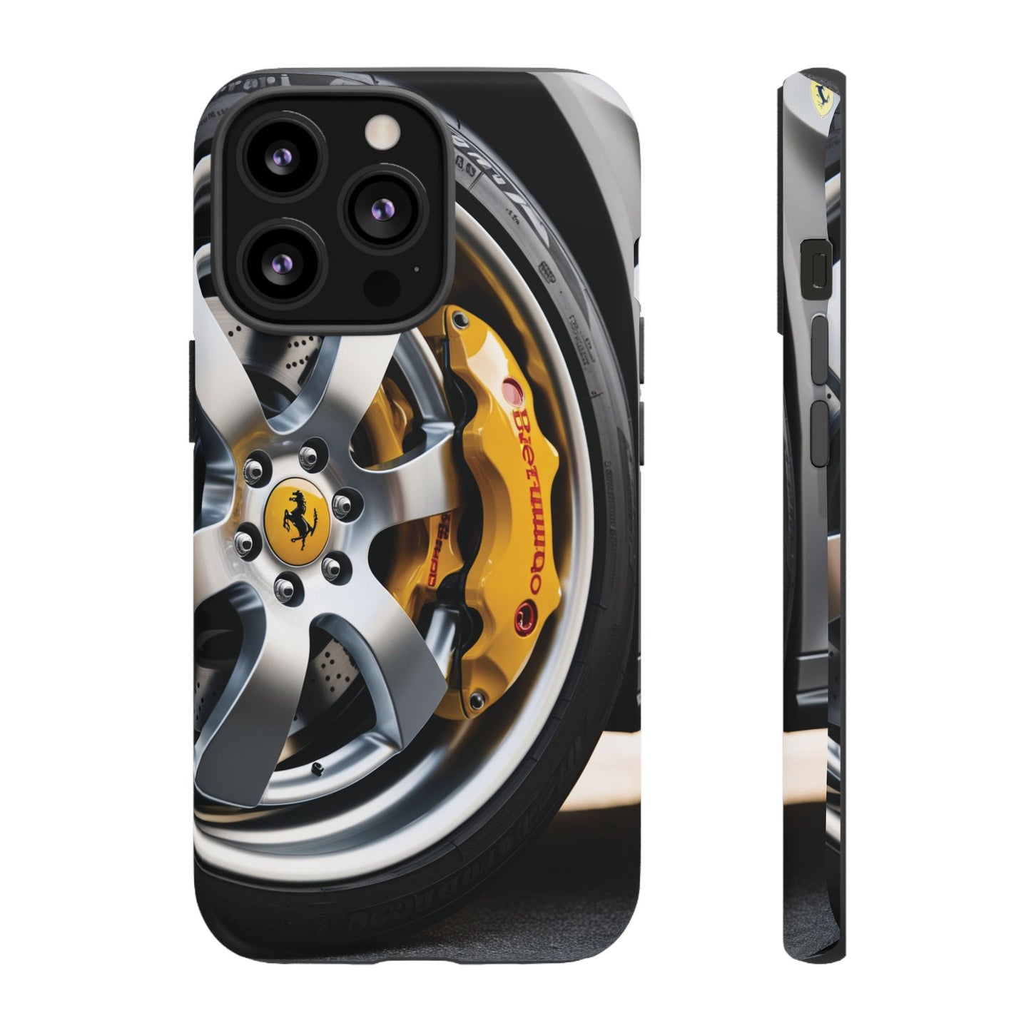 Phone Cases - Ferrari Brake and Wheel Design