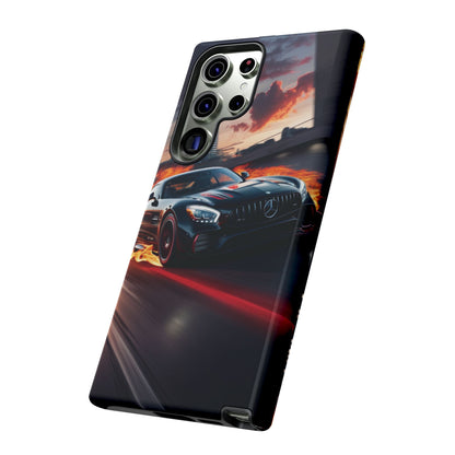 Phone Cases - Mercedes AMG in Urban Flames Design