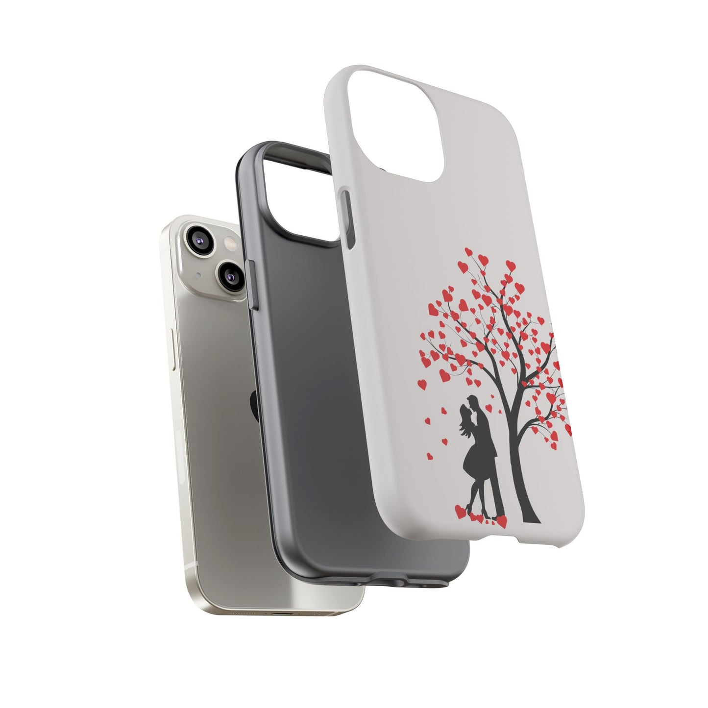 Phone Case - Lover Below in Heart Tree Design