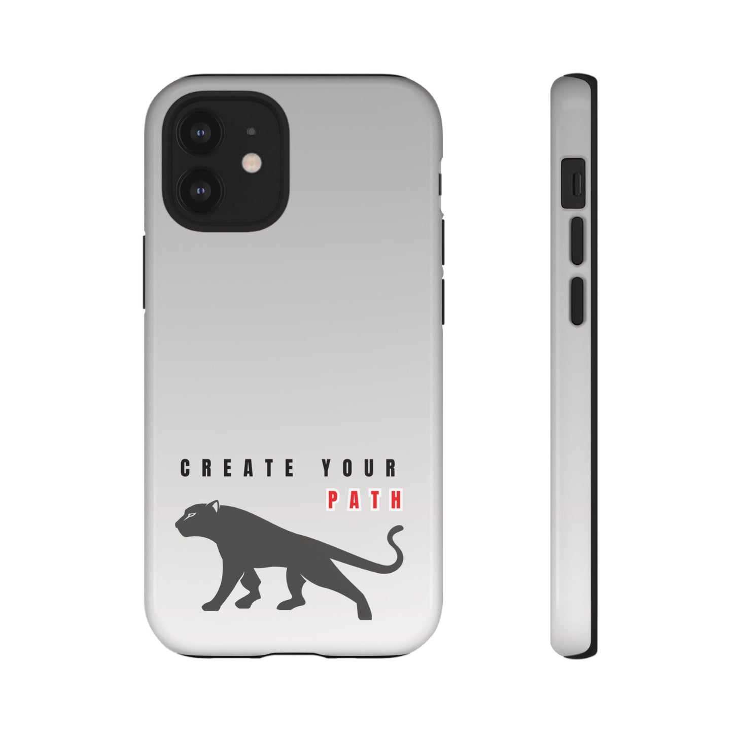 Tough Cases - Create Your Path Black Cat Phone Case