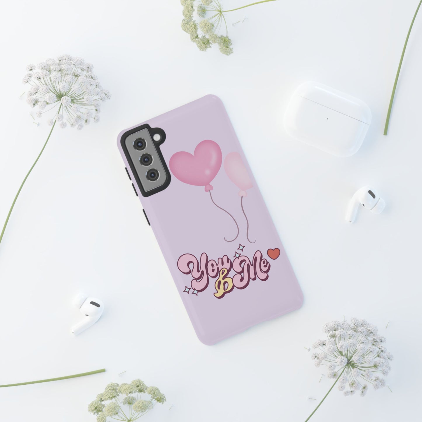 Phone Cases you and me 2 hearts ballon Tough Cases