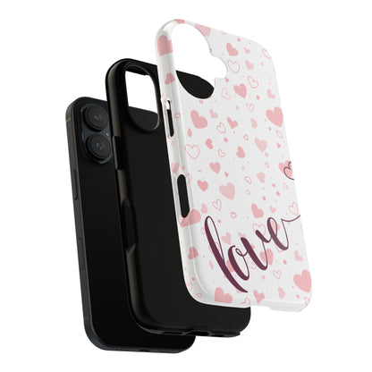 Phone Cases love light bg Tough Cases