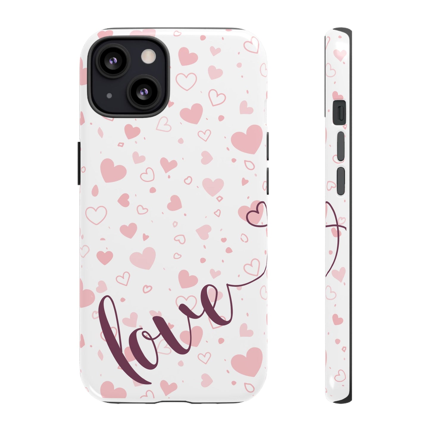 Phone Cases love light bg Tough Cases