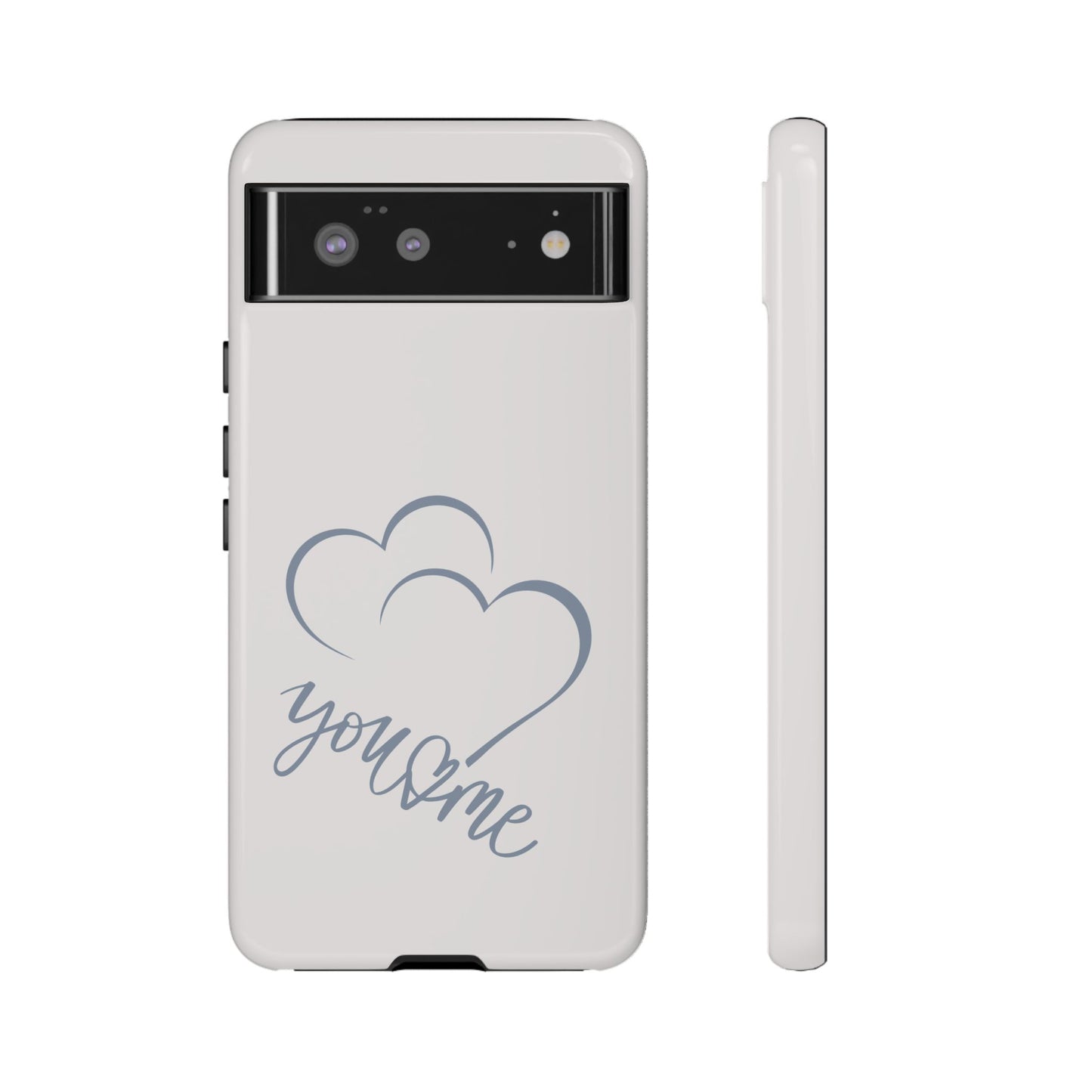 Phone Cases you and me 2 hearts Tough Cases