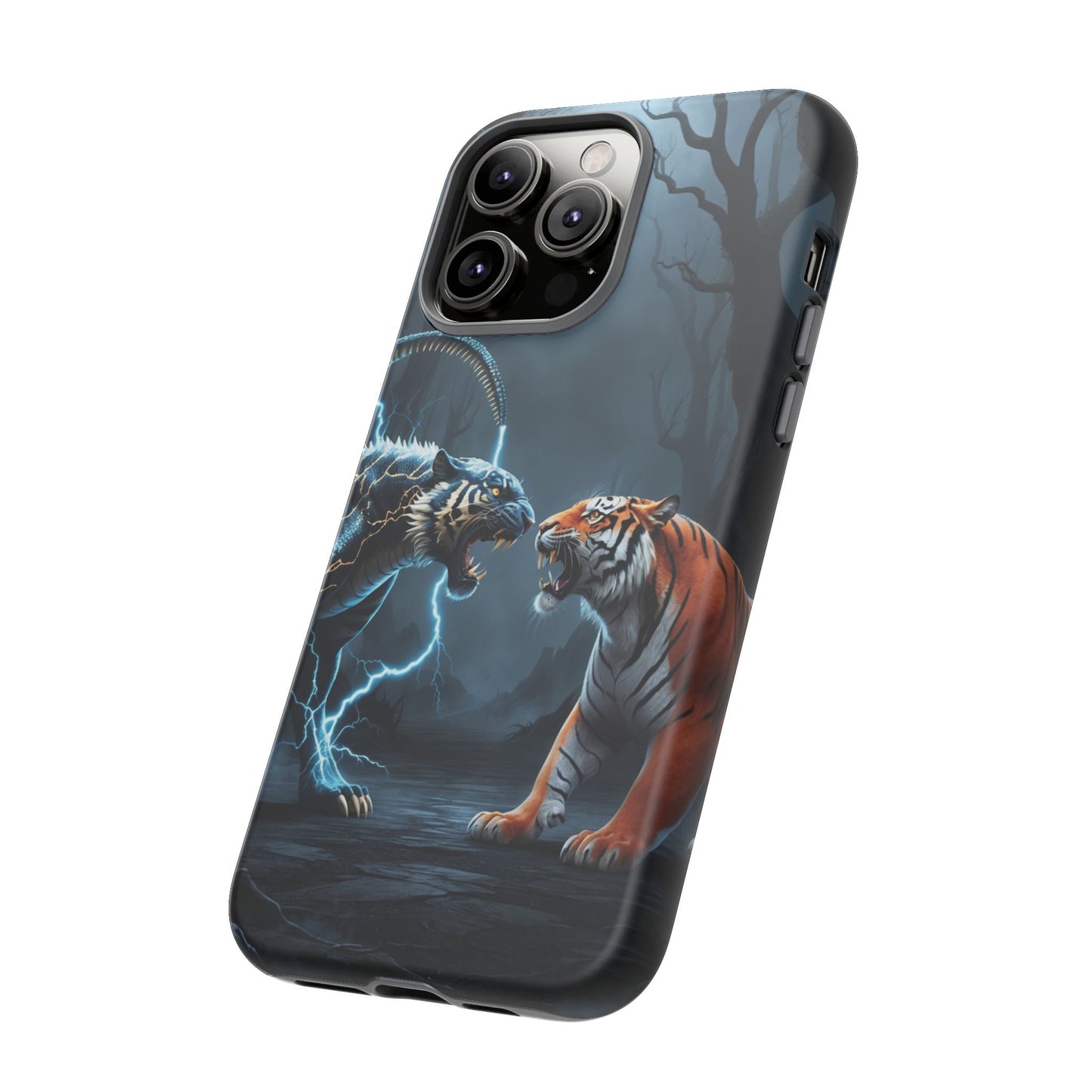 Phone Case - Lion vs Alien Tough Case