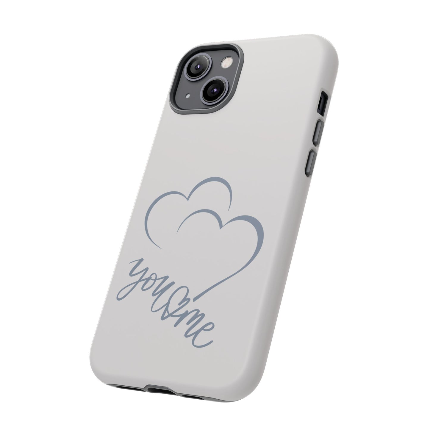 Phone Cases you and me 2 hearts Tough Cases