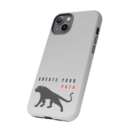 Tough Cases - Create Your Path Black Cat Phone Case