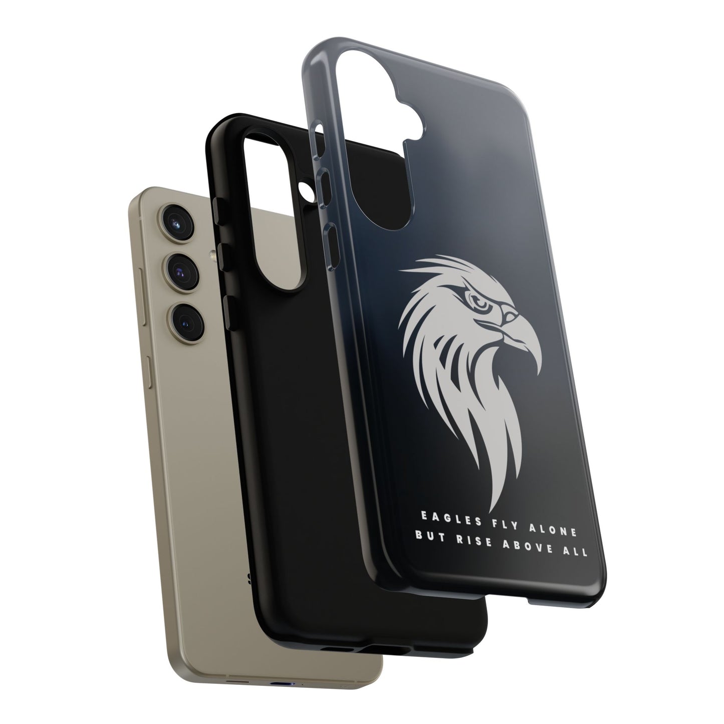 Phone Case Eagles Fly Alone Quote